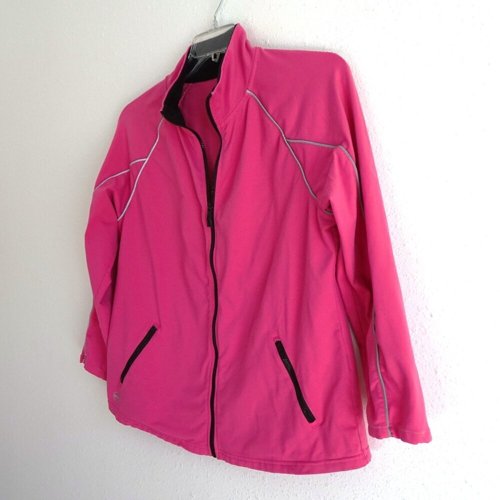 LRL Ralph Lauren Active Full Zip Jacket Women's Size XL Pink Track Sportswear - Picture 3 of 9